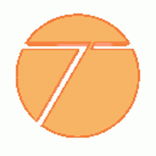 Pixel Art Orange Circle With Missing Slice GIF