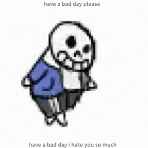 Pixel Art Sans From Undertale Dancing GIF