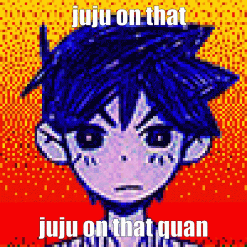 A Pixel Art Of A Boy With Juju On That Juju On That Quan GIF
