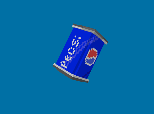 A Pixel Art Of A Can Of Pepsi GIF