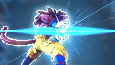 A Pixel Art Of A Cartoon Character With A Blue Light Coming From His Hand GIF