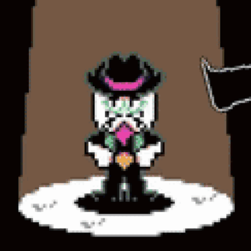 A Pixel Art Of A Cat Wearing A Cowboy Hat GIF