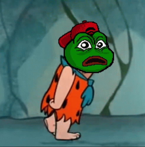 A Pixel Art Of A Frog Wearing A Red Hat GIF