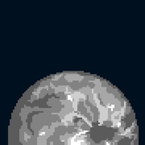 A Pixel Art Of A Man Wearing A Blue Hat And Sunglasses GIF
