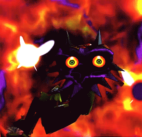 A Pixelated Image Of A Cartoon Character With A Sword GIF