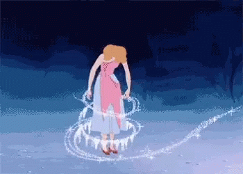 A Pixelated Image Of Cinderella From Disney GIF
