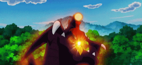 A Pokemon Is Fighting Another Pokemon In A Pixel Art Style . GIF
