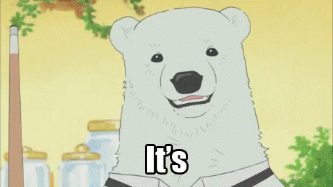 A Polar Bear In A Suit Says Secret GIF