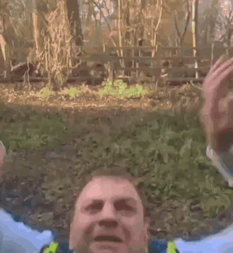 Police Officer Making Funny Face GIF
