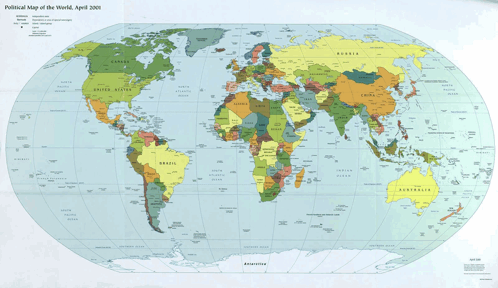 A Political Map Of The World With A Red Arrow Pointing To Io Films GIF