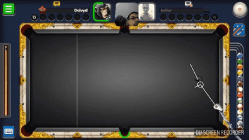 A Pool Game Is Being Played Between Dehyd And Keller GIF