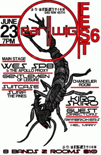 A Poster Advertising A Concert On June 23 At 7 Pm GIF