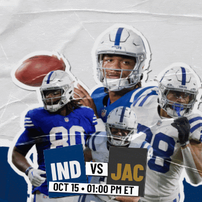 a poster for a football game between the indians and jac