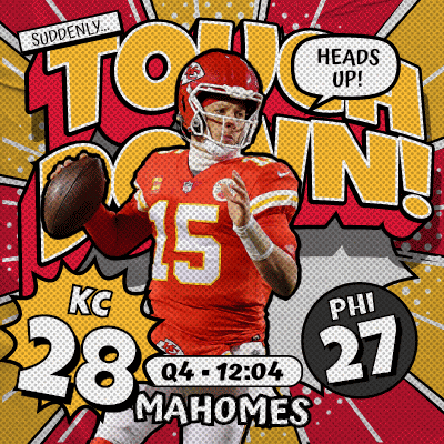 a poster for a football game between the kansas city chiefs and the denver broncos