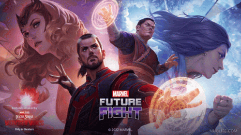 A Poster For A Marvel Future Fight Movie GIF