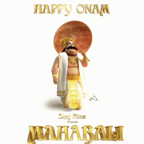 a poster for a movie called mahabali with a cartoon character