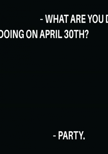 A Poster For A Party Called Frty Party 40 GIF