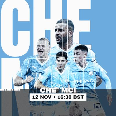 A Poster For A Soccer Game Between Chet Mci And City GIF