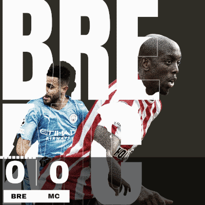 A Poster For A Soccer Game Between City And Mc GIF
