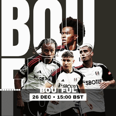 A Poster For A Soccer Game That Takes Place On December 26 GIF