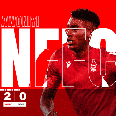 A Poster For A Soccer Player Named Awonye GIF