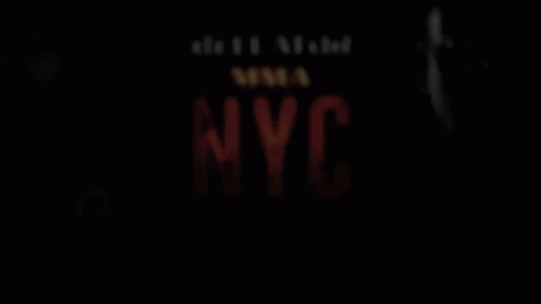 A Poster For Bellator Mma Nyc Shows Two Men GIF