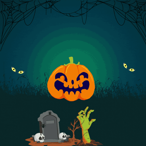 A Poster For Clut Goes To Scaryland On Thursday October 31 GIF