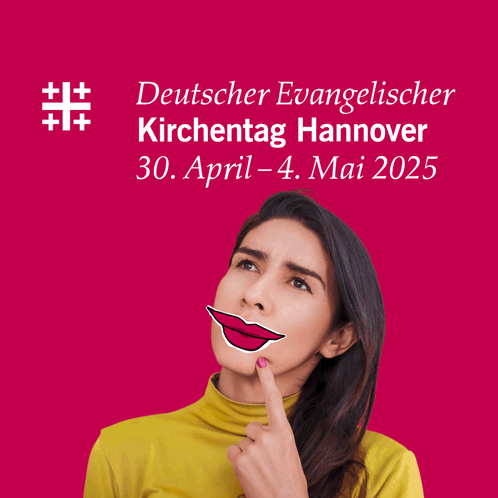 A Poster For Deutscher Evangelischer Kirchentag Hannover In April GIF