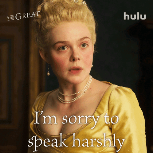 A Poster For Hulu Shows A Woman In A Yellow Dress GIF