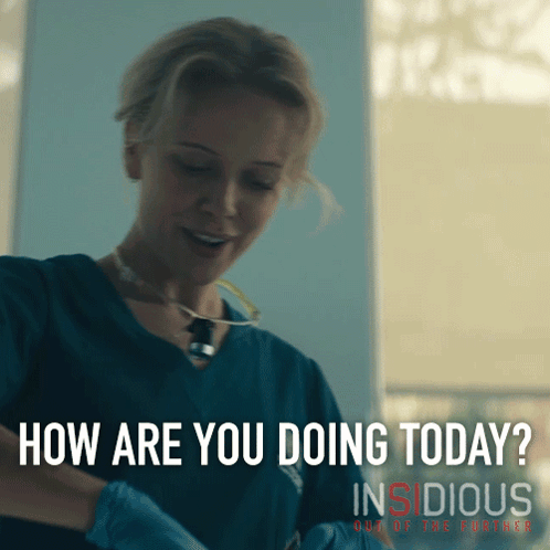 A Poster For Insidious Out Of The Corner Shows A Nurse GIF