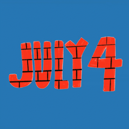 A Poster For Juneteenth With A Blue Background GIF