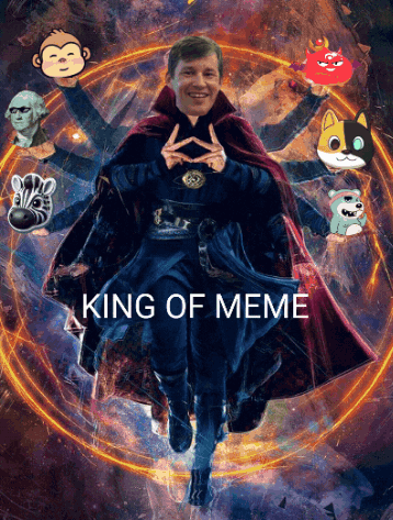 A Poster For King Of Meme Shows Doctor Strange GIF