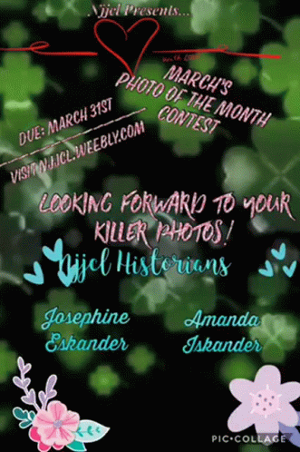 A Poster For March 'S Photo Of The Month Contest Looking Forward To Your Killer Photos GIF