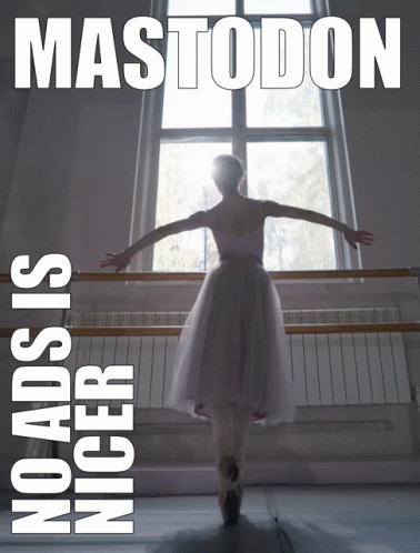 Mastodon Poster Ballerina Dancing GIF