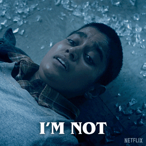 A Poster For Netflix Shows A Young Boy Laying On The Floor GIF