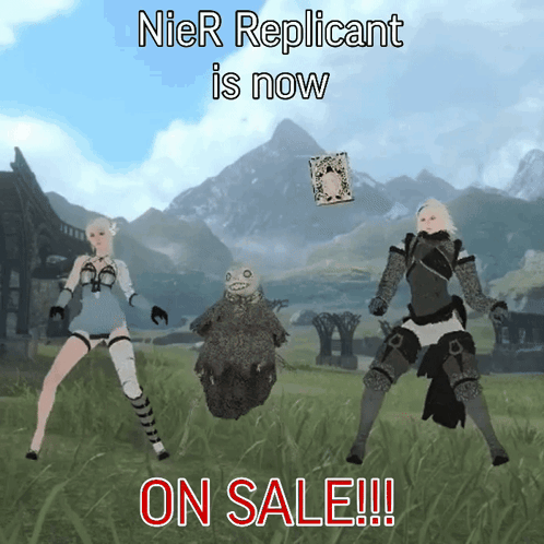 A Poster For Nier Replicant Is Now On Sale !!! GIF