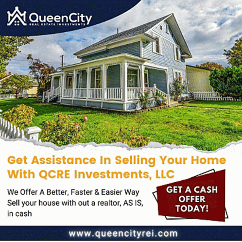 A Poster For Queen City Real Estate Investments GIF