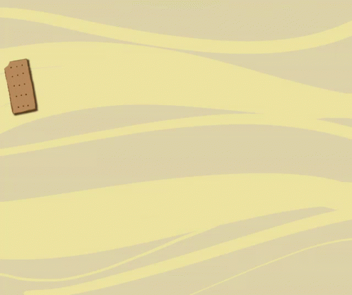 A Poster For S'mores Day With A Marshmallow With A Face On It GIF
