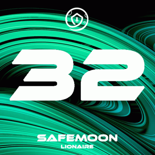 A Poster For Safemoon Lionaire With A Green Background GIF