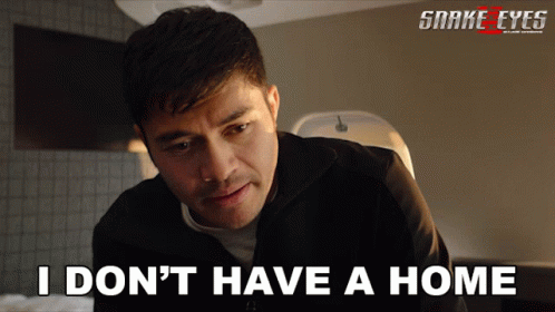 A Poster For Snake Eyes Shows A Man Looking At Something GIF