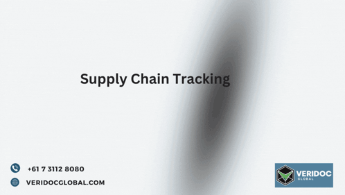 A Poster For Supply Chain Tracking With A Phone Number GIF