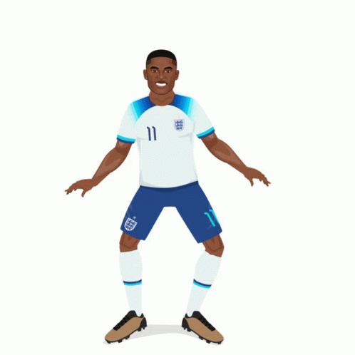 A Poster For The Fifa World Cup Qatar 2022 With A Picture Of A Soccer Player GIF