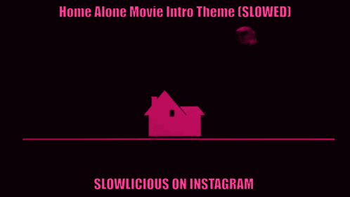 A Poster For The Home Alone Movie Intro Theme Slowed GIF