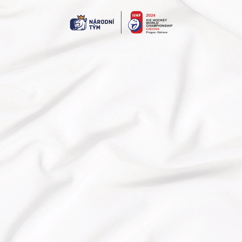 A Poster For The Ice Hockey World Championship Shows A Blurry Picture Of David Pasti GIF