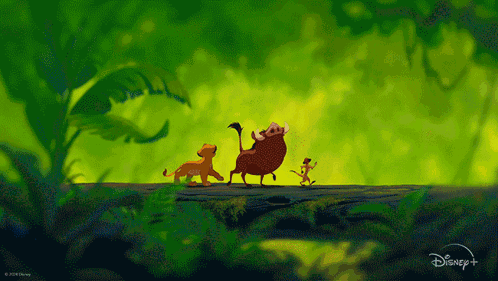 A Poster For The Lion King From Disney GIF