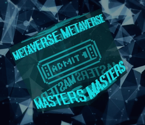 A Poster For The Metaverse Masters Masters GIF