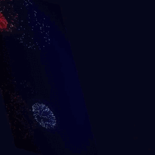 A Poster For The Rebel 107.9 New Year 'S Music Marathon With Champagne Glasses And Fireworks GIF