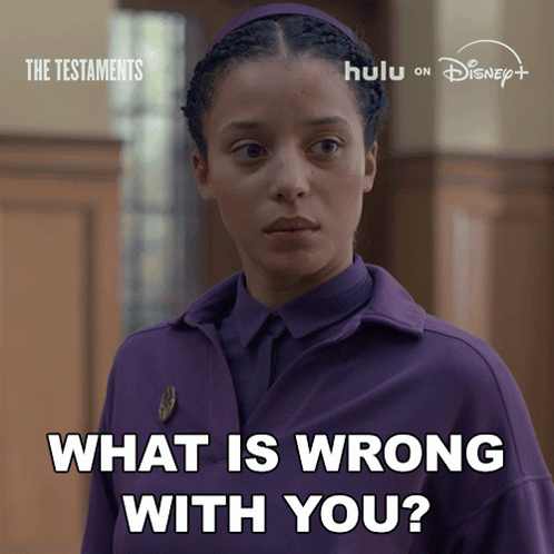 a poster for the testaments on hulu on disney