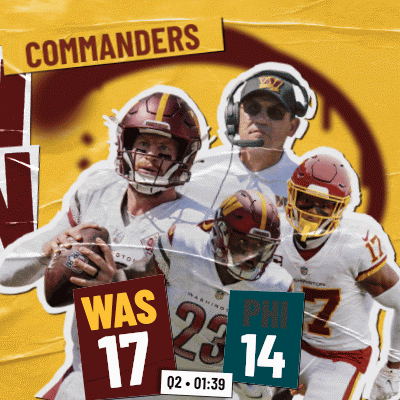 A Poster For The Washington Redskins Football Team Shows Players And Coaches GIF