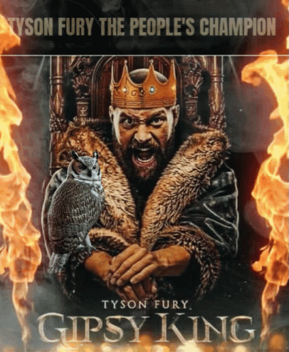 A Poster For Tyson Fury 'S Gypsy King Movie GIF